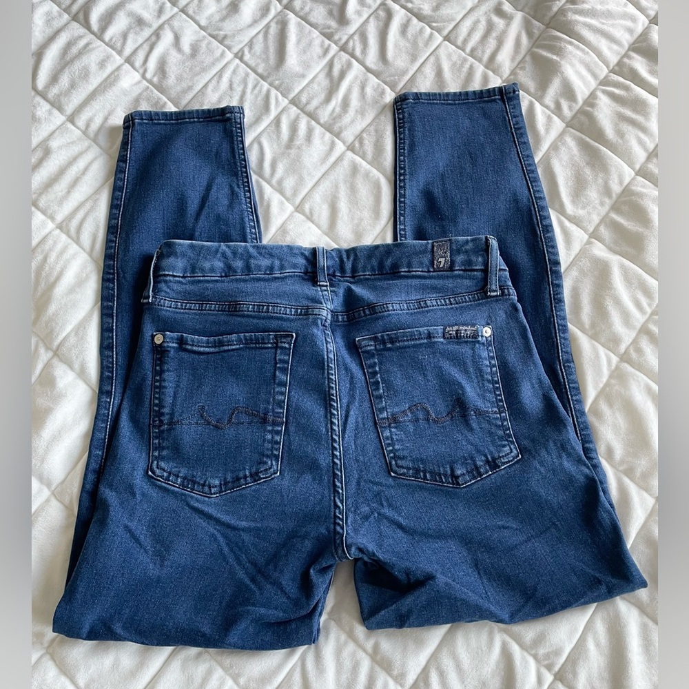 7 For All Mankind Skinny Ankle Crop Jeans